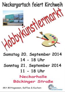 Hobbykünstlermarkt 2014